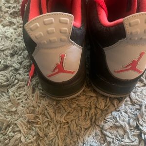 Nike Air Jordan Fusion 4 AJF 4 Size 12 2010 Red Stealth 384393-001 Barely Worn!